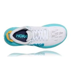 Hoka One One Carbon X Hardloopschoenen Cyaan/wit Dames -Hoka 1102887 walb 5 1