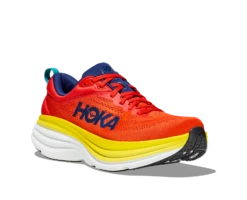 Hoka One One Hoka Bondi 8 Hardloopschoenen Geel/rood Heren -Hoka 1123202 rafl 006
