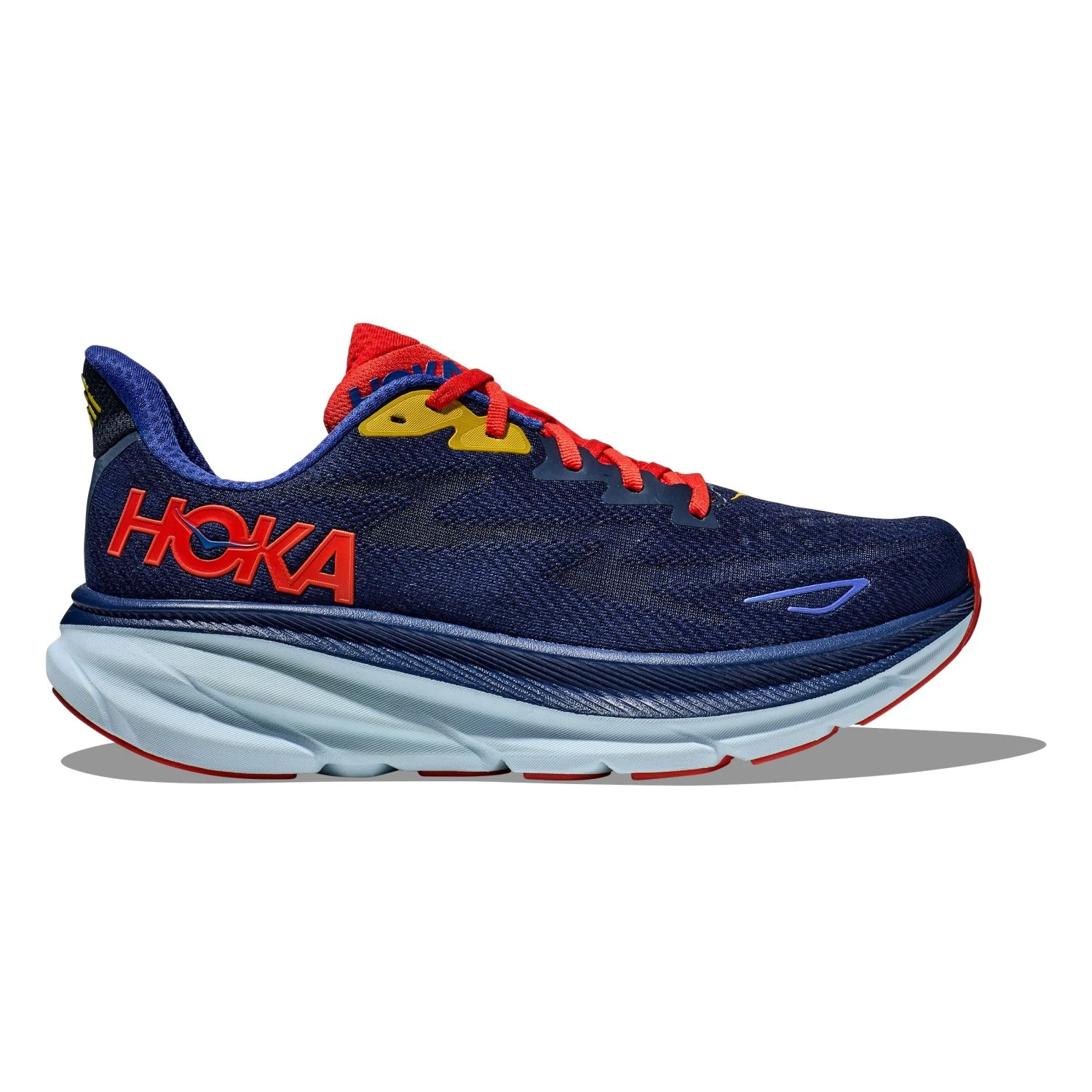 Hoka One One Hoka Clifton 9 Hardloopschoenen Blauw/rood Heren 1 Hoka One One Hoka Clifton 9 Hardloopschoenen Blauw/rood Heren