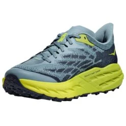 HOKA ONE ONE SPEEDGOAT 5 WIDE STONE BLUE/DARK CITRON 23 -Hoka 9 123929 speedgoat 5 wide stone blue dark citron 1123159 sbdct 04