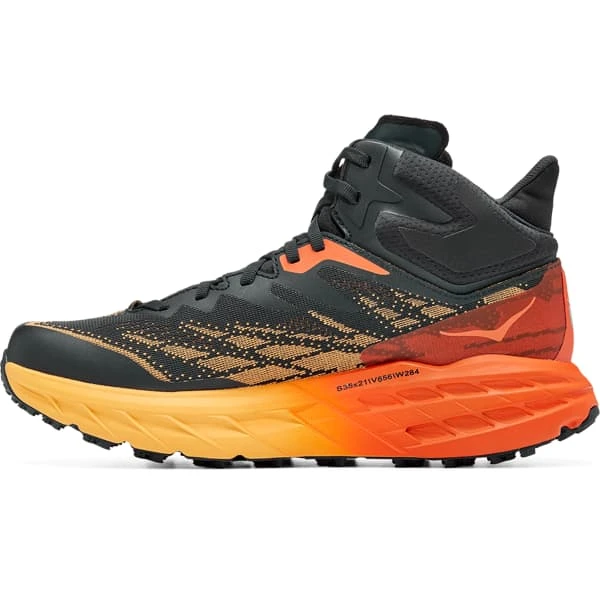 HOKA ONE ONE SPEEDGOAT 5 MID GORE-TEX BLUE GRAPHITE/AMBER YELLOW 23 2 HOKA ONE ONE SPEEDGOAT 5 MID GORE-TEX BLUE GRAPHITE/AMBER YELLOW 23 - Afbeelding 2