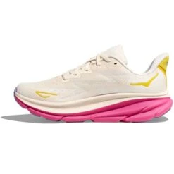 HOKA ONE ONE CLIFTON 9 W EGGNOG/BLANC DE BLANC 23 -Hoka 9 124740 1127896 ebdb 03