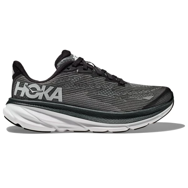 HOKA ONE ONE CLIFTON 9 YOUTH BLACK/WHITE 23 1 HOKA ONE ONE CLIFTON 9 YOUTH BLACK/WHITE 23