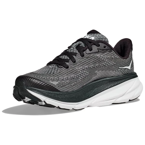 HOKA ONE ONE CLIFTON 9 YOUTH BLACK/WHITE 23 3 HOKA ONE ONE CLIFTON 9 YOUTH BLACK/WHITE 23 - Afbeelding 3