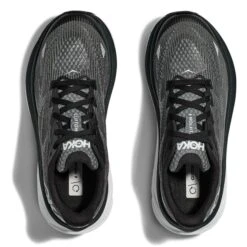HOKA ONE ONE CLIFTON 9 YOUTH BLACK/WHITE 23 11 HOKA ONE ONE CLIFTON 9 YOUTH BLACK/WHITE 23 -Hoka 9 125858 clifton 9 youth black white 1131170 bwht 06