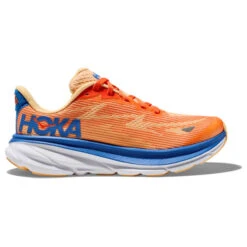 HOKA ONE ONE CLIFTON 9 YOUTH VIBRANT ORANGE/IMPALA 23