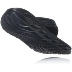 HOKA ONE ONE ORA RECOVERY FLIP 2 BLACK/DARK GULL GRAY 23 -Hoka 9 90460 ora recovery flip black dark gull gray 1099675 bdggr 03