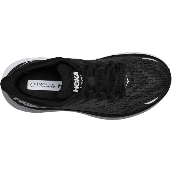HOKA ONE ONE CLIFTON 8 W BLACK/WHITE 22 5 HOKA ONE ONE CLIFTON 8 W BLACK/WHITE 22 - Afbeelding 5