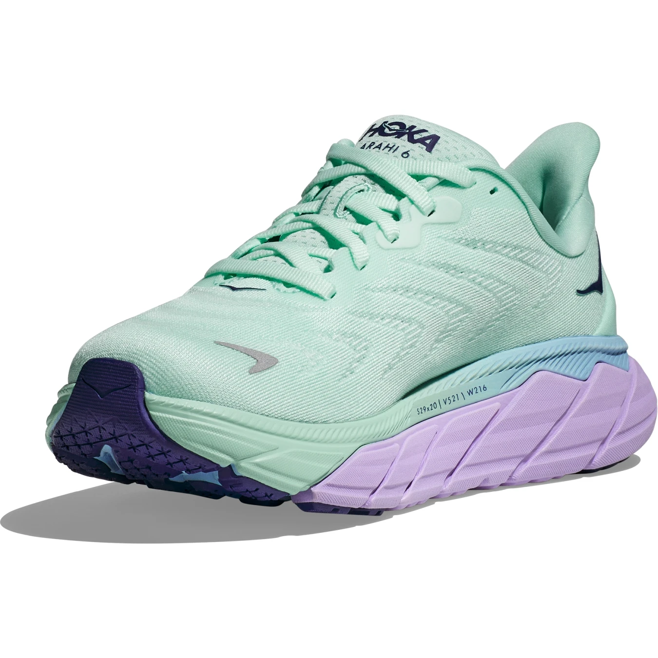 Hoka Arahi 6 Dames Hardloopschoenen - Sunlit Ocean / Lilac Mist 2 Hoka Arahi 6 Dames Hardloopschoenen - Sunlit Ocean / Lilac Mist - Afbeelding 2