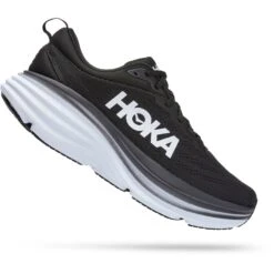 Hoka Bondi 8 Wide Hardloopschoenen Heren - Zwart / Wit -Hoka hoka bondi 8 running shoes black white 3 1239645