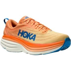 Hoka Bondi 8 Hardloopschoenen Heren - Impala / Mock Orange