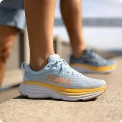 Hoka Bondi 8 Wide Hardloopschoenen Dames - Summer Song / Country Air -Hoka hoka bondi 8 wide running shoes women2 1569638