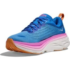 Hoka Bondi 8 Wide Hardloopschoenen Dames - Coastal Sky / All Aboard -Hoka hoka bondi 8 women s running shoes coastal sky all aboard 5 1364167 1
