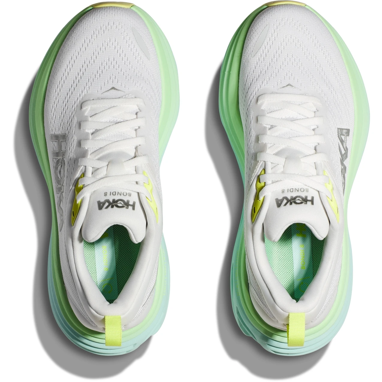 Hoka Bondi 8 Hardloopschoenen Dames - Blanc De Blanc / Sunlit Ocean 7 Hoka Bondi 8 Hardloopschoenen Dames - Blanc De Blanc / Sunlit Ocean - Afbeelding 7