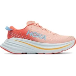 Hoka Bondi X Dames Hardloopschoenen - Camellia / Peach Parfait -Hoka hoka bondi x women s running shoes camellia peach parfait 8 1239560