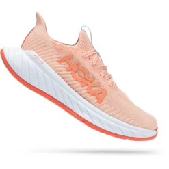 Hoka Carbon X 3 Dames Hardloopschoenen - Peach Parfait / Summer Song -Hoka hoka carbon x 3 women s running shoes peach parfait summer song 8 1239813