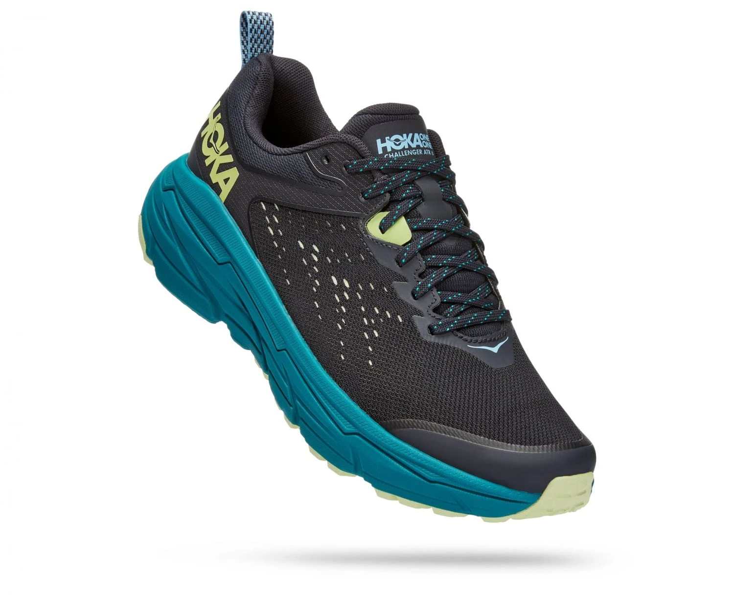 Hoka One One Hoka Challenger ATR 6 Hardloopschoenen Zwart/blauw Heren 1 Hoka One One Hoka Challenger ATR 6 Hardloopschoenen Zwart/blauw Heren