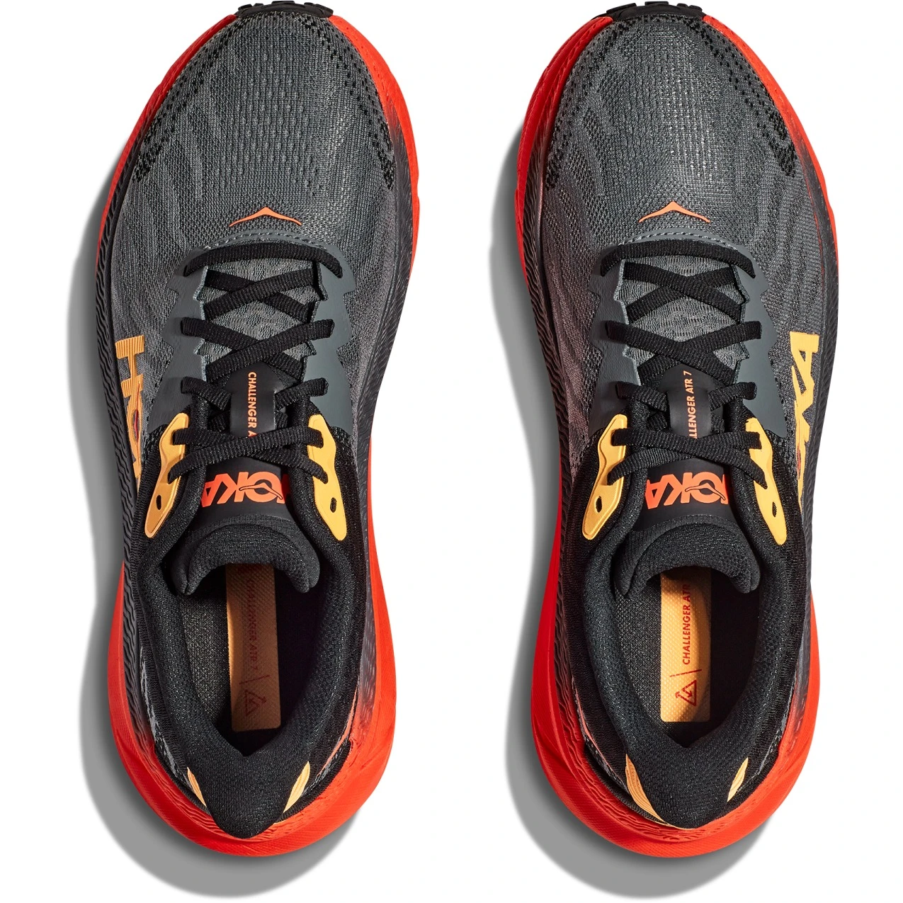 Hoka Challenger 7 Hardloopschoenen Heren - Castlerock / Flame 7 Hoka Challenger 7 Hardloopschoenen Heren - Castlerock / Flame - Afbeelding 7