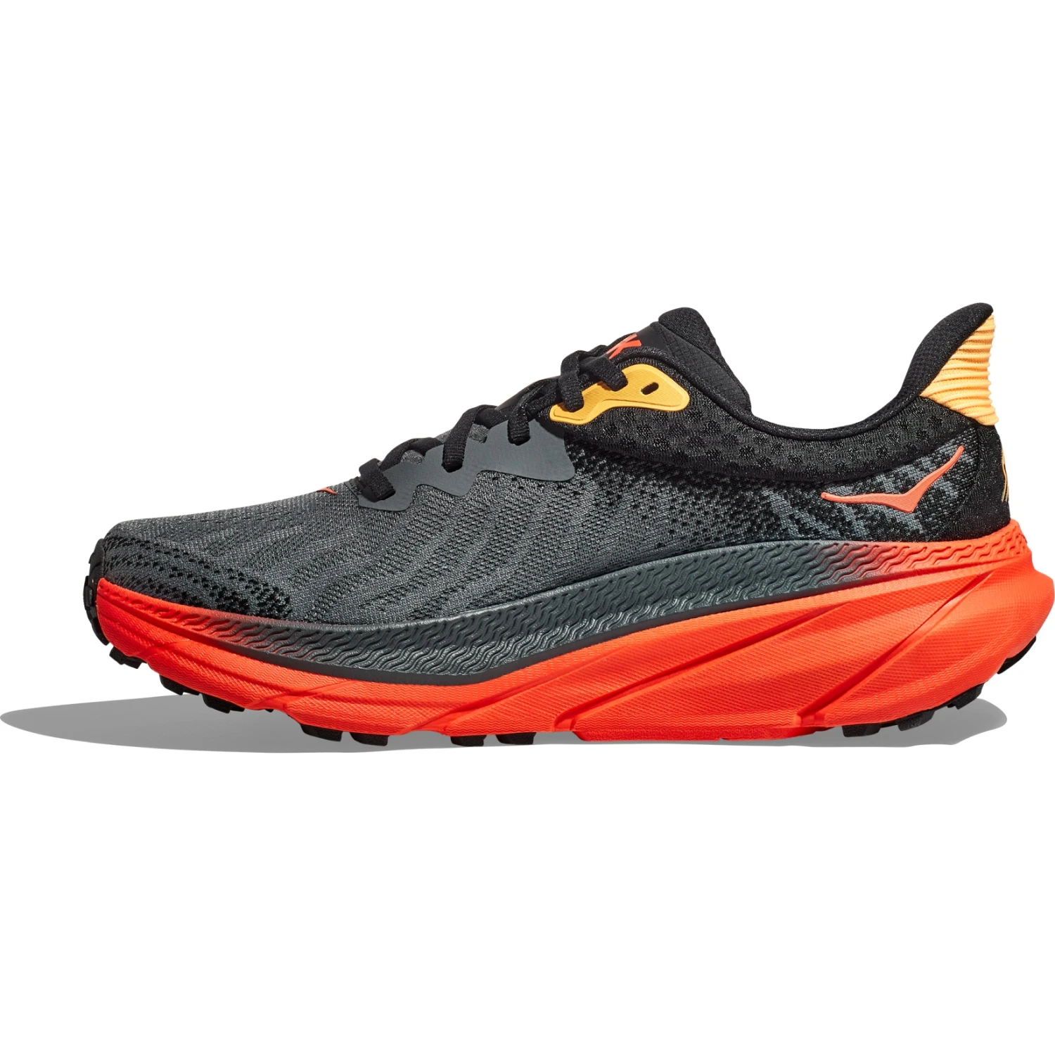 Hoka Challenger 7 Hardloopschoenen Heren - Castlerock / Flame 4 Hoka Challenger 7 Hardloopschoenen Heren - Castlerock / Flame - Afbeelding 4