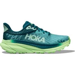 Hoka Challenger 7 Hardloopschoenen Dames - Ocean Mist / Lime Glow -Hoka hoka challenger 7 womens running shoes ocean mist lime glow 1 1502283