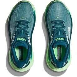 Hoka Challenger 7 Hardloopschoenen Dames - Ocean Mist / Lime Glow -Hoka hoka challenger 7 womens running shoes ocean mist lime glow 8 1502281