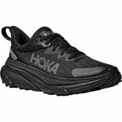 Hoka Challenger 7 GTX Hardloopschoenen Dames - Zwart / Zwart