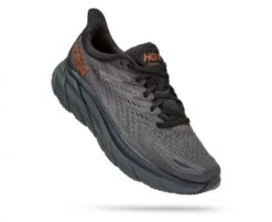 Hoka One One Hoka Clifton 8 Hardloopschoenen Grijs/zwart Dames
