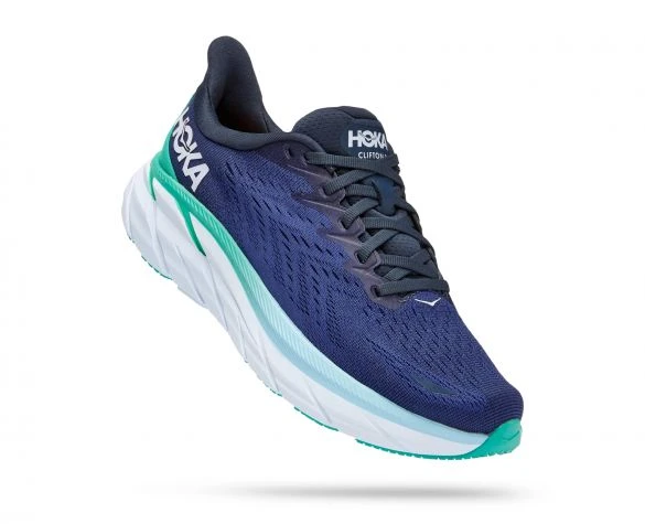 Hoka One One Hoka Clifton 8 Hardloopschoenen Blauw Dames 1 Hoka One One Hoka Clifton 8 Hardloopschoenen Blauw Dames
