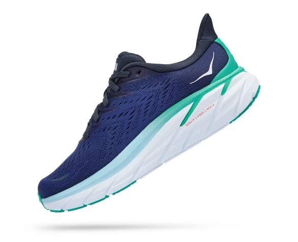 Hoka One One Hoka Clifton 8 Hardloopschoenen Blauw Dames 2 Hoka One One Hoka Clifton 8 Hardloopschoenen Blauw Dames - Afbeelding 2