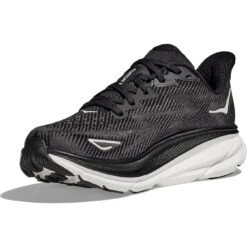 Hoka Clifton 9 Wide Hardloopschoenen Dames - Zwart / Wit -Hoka hoka clifton 9 women s running shoes black white 6 1377070