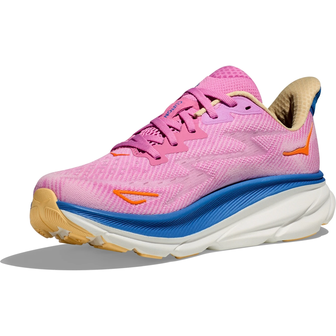 Hoka Clifton 9 Wide Hardloopschoenen Dames - Cyclamen / Sweet Lilac 3 Hoka Clifton 9 Wide Hardloopschoenen Dames - Cyclamen / Sweet Lilac - Afbeelding 3