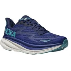 Hoka Clifton 9 Hardloopschoenen Dames - Bellwether Blue / Evening Sky