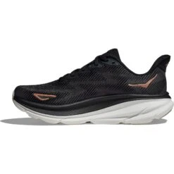 Hoka Clifton 9 Hardloopschoenen Dames - Zwart / Rose Gold -Hoka hoka clifton 9 womens running shoes black rose gold 5 1502399