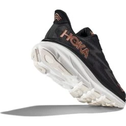 Hoka Clifton 9 Hardloopschoenen Dames - Zwart / Rose Gold -Hoka hoka clifton 9 womens running shoes black rose gold 8 1502392
