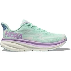 Hoka Clifton 9 Hardloopschoenen Dames - Sunlit Ocean / Lilac Mist -Hoka hoka clifton 9 womens running shoes sunlit ocean lilac mist 1 1502384