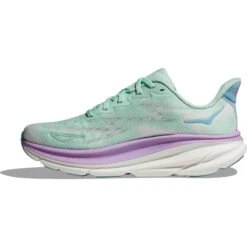 Hoka Clifton 9 Hardloopschoenen Dames - Sunlit Ocean / Lilac Mist -Hoka hoka clifton 9 womens running shoes sunlit ocean lilac mist 3 1502378