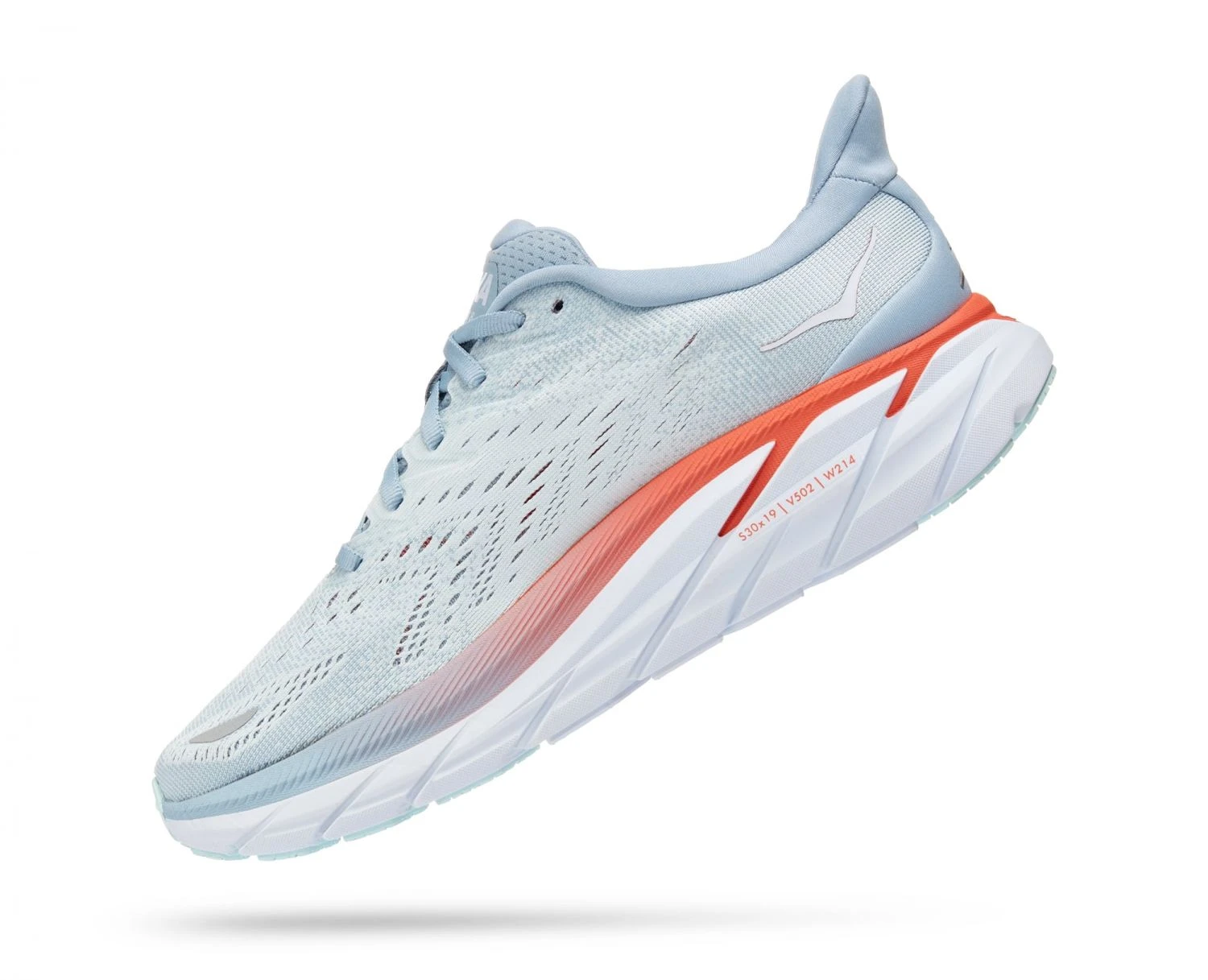 Hoka One One Hoka Clifton 8 Wide Hardloopschoenen Lichtblauw Dames 2 Hoka One One Hoka Clifton 8 Wide Hardloopschoenen Lichtblauw Dames - Afbeelding 2