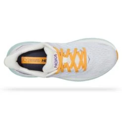 Hoka One One Clifton 8 Hardloopschoenen Grijs/oranje Dames -Hoka hoka dames 1119394 bdbw 005