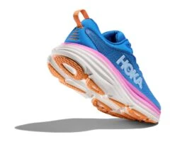 Hoka One One Hoka Bondi 8 Hardloopschoenen Blauw/roze Dames -Hoka hoka dames bondi 8 1127952 csaa 04