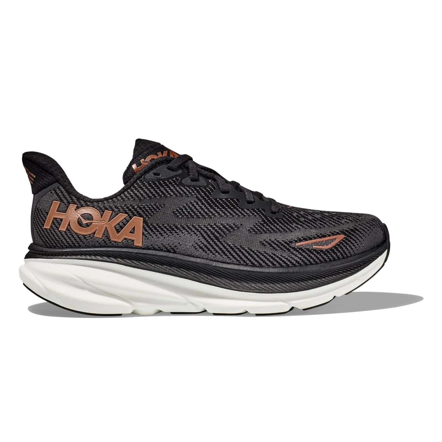 Hoka One One Hoka Clifton 9 Hardloopschoenen Zwart/bruin Dames 1 Hoka One One Hoka Clifton 9 Hardloopschoenen Zwart/bruin Dames