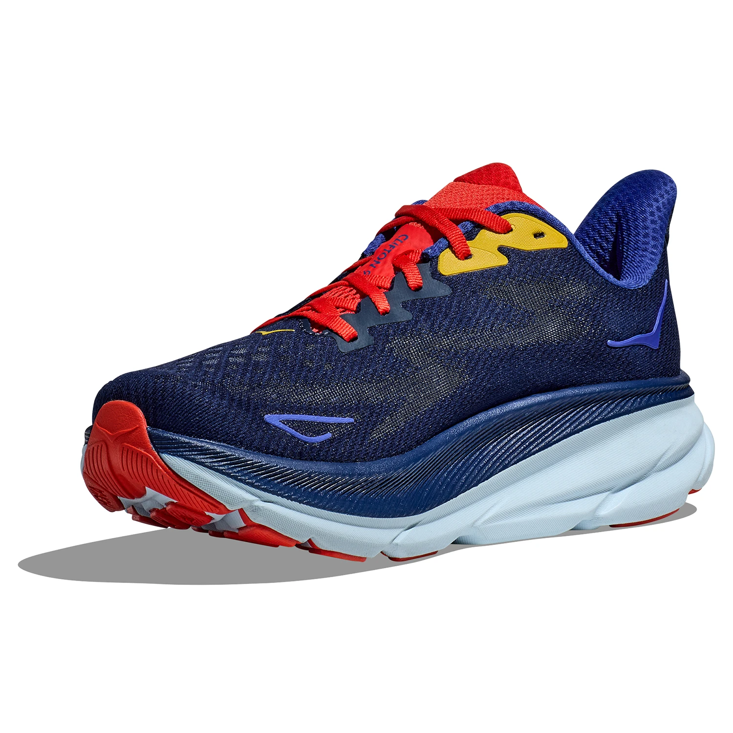 Hoka One One Hoka Clifton 9 Hardloopschoenen Blauw/rood Heren 2 Hoka One One Hoka Clifton 9 Hardloopschoenen Blauw/rood Heren - Afbeelding 2