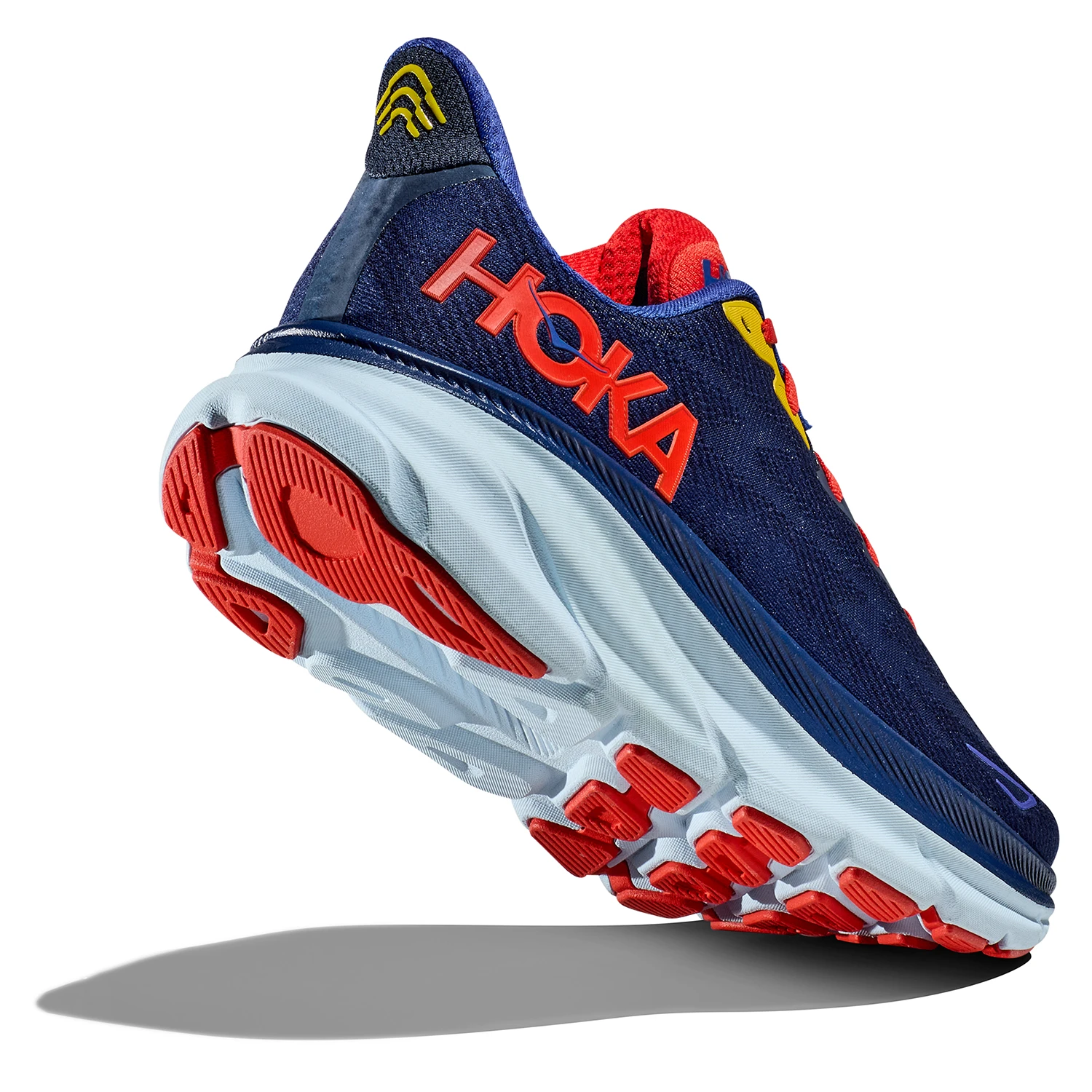 Hoka One One Hoka Clifton 9 Hardloopschoenen Blauw/rood Heren 4 Hoka One One Hoka Clifton 9 Hardloopschoenen Blauw/rood Heren - Afbeelding 4