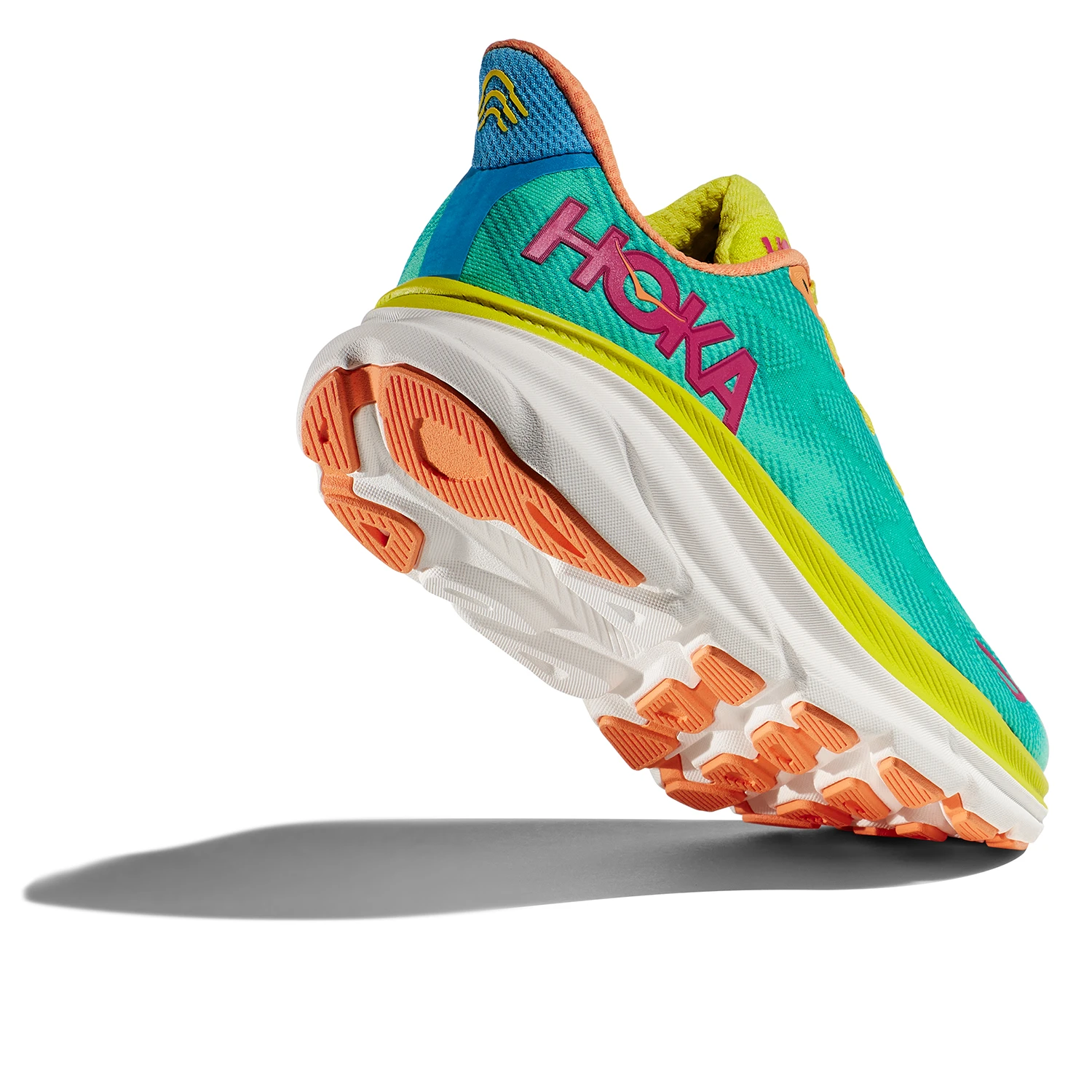 Hoka One One Hoka Clifton 9 Hardloopschoenen Groen/geel Heren 4 Hoka One One Hoka Clifton 9 Hardloopschoenen Groen/geel Heren - Afbeelding 4