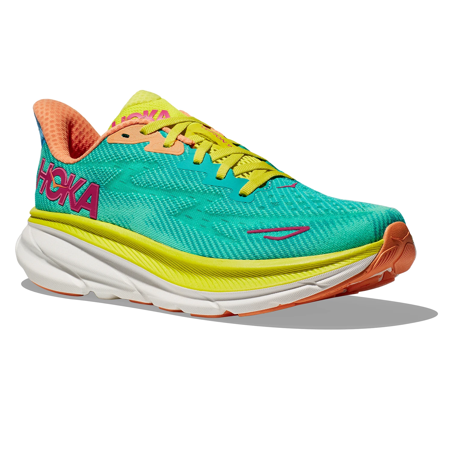 Hoka One One Hoka Clifton 9 Hardloopschoenen Groen/geel Heren 7 Hoka One One Hoka Clifton 9 Hardloopschoenen Groen/geel Heren - Afbeelding 7