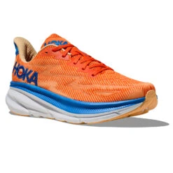 Hoka One One Hoka Clifton 9 Hardloopschoenen Oranje/blauw Heren -Hoka hoka hardloopschoenen 1127895 voim 006