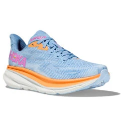 Hoka One One Hoka Clifton 9 Hardloopschoenen Blauw/oranje Dames -Hoka hoka hardloopschoenen 1127896 abiw 006