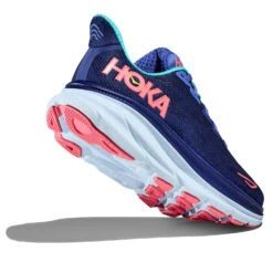 Hoka One One Hoka Clifton 9 Hardloopschoenen Blauw/roze Dames -Hoka hoka hardloopschoenen 1127896 bbcrm 004