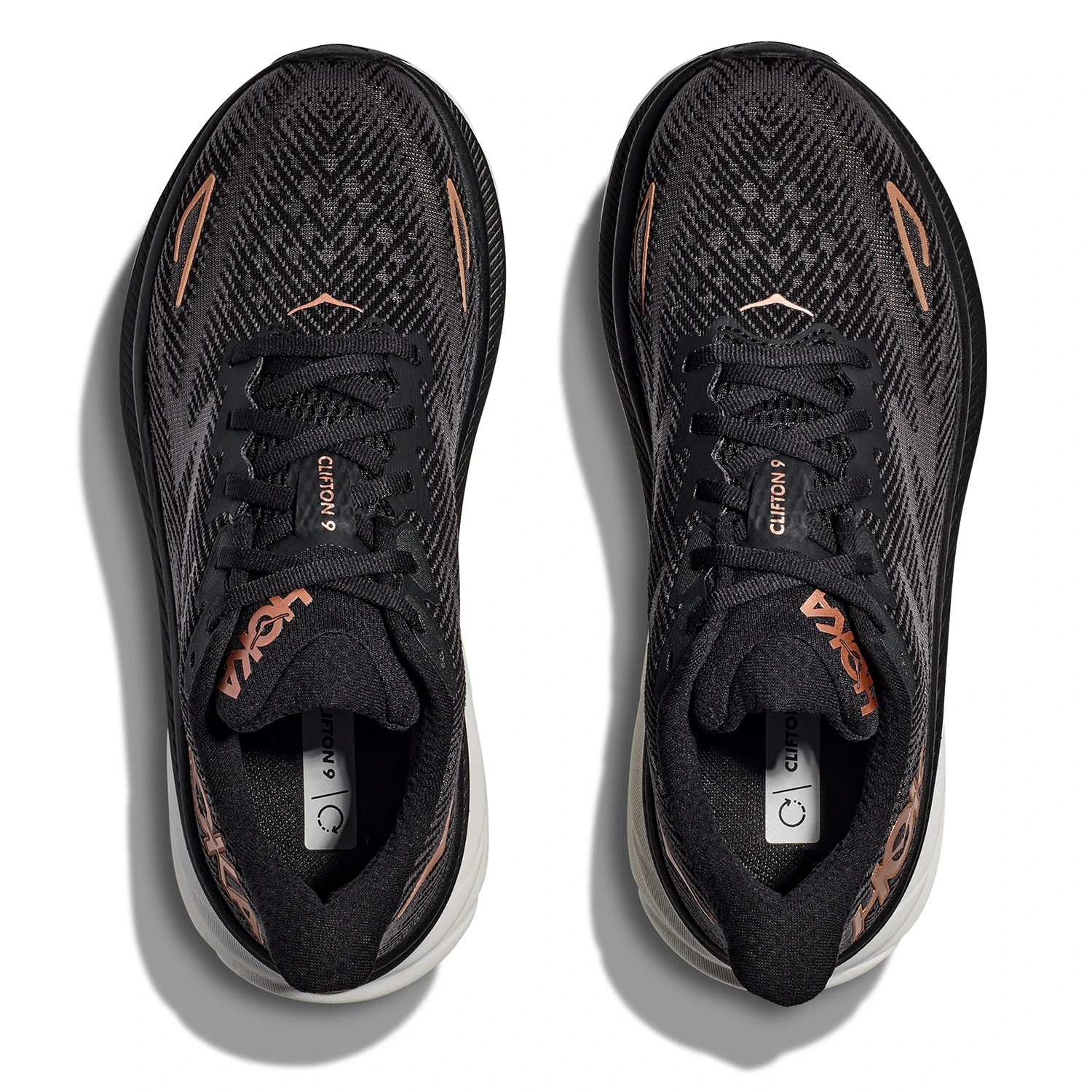 Hoka One One Hoka Clifton 9 Hardloopschoenen Zwart/bruin Dames 3 Hoka One One Hoka Clifton 9 Hardloopschoenen Zwart/bruin Dames - Afbeelding 3