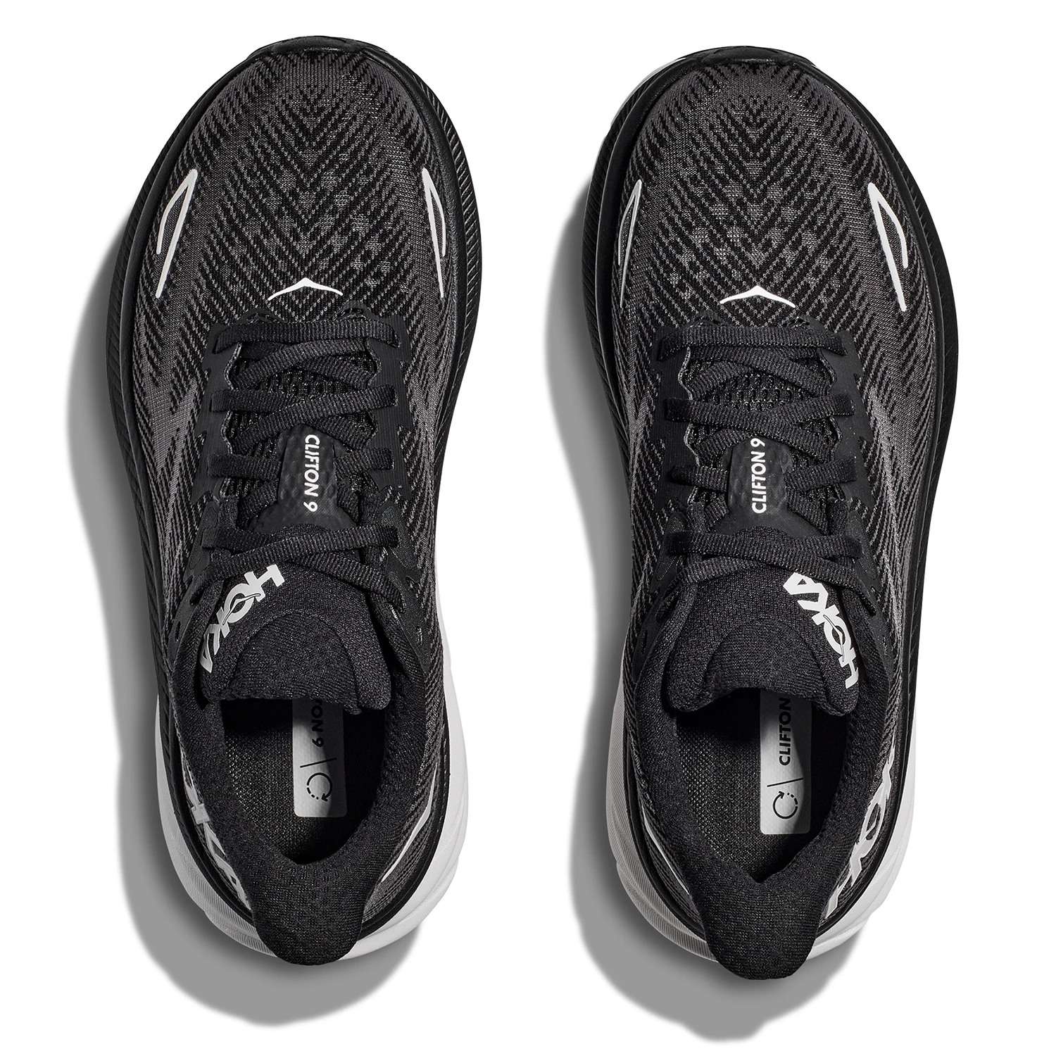 Hoka One One Hoka Clifton 9 Hardloopschoenen Zwart/wit Dames 3 Hoka One One Hoka Clifton 9 Hardloopschoenen Zwart/wit Dames - Afbeelding 3