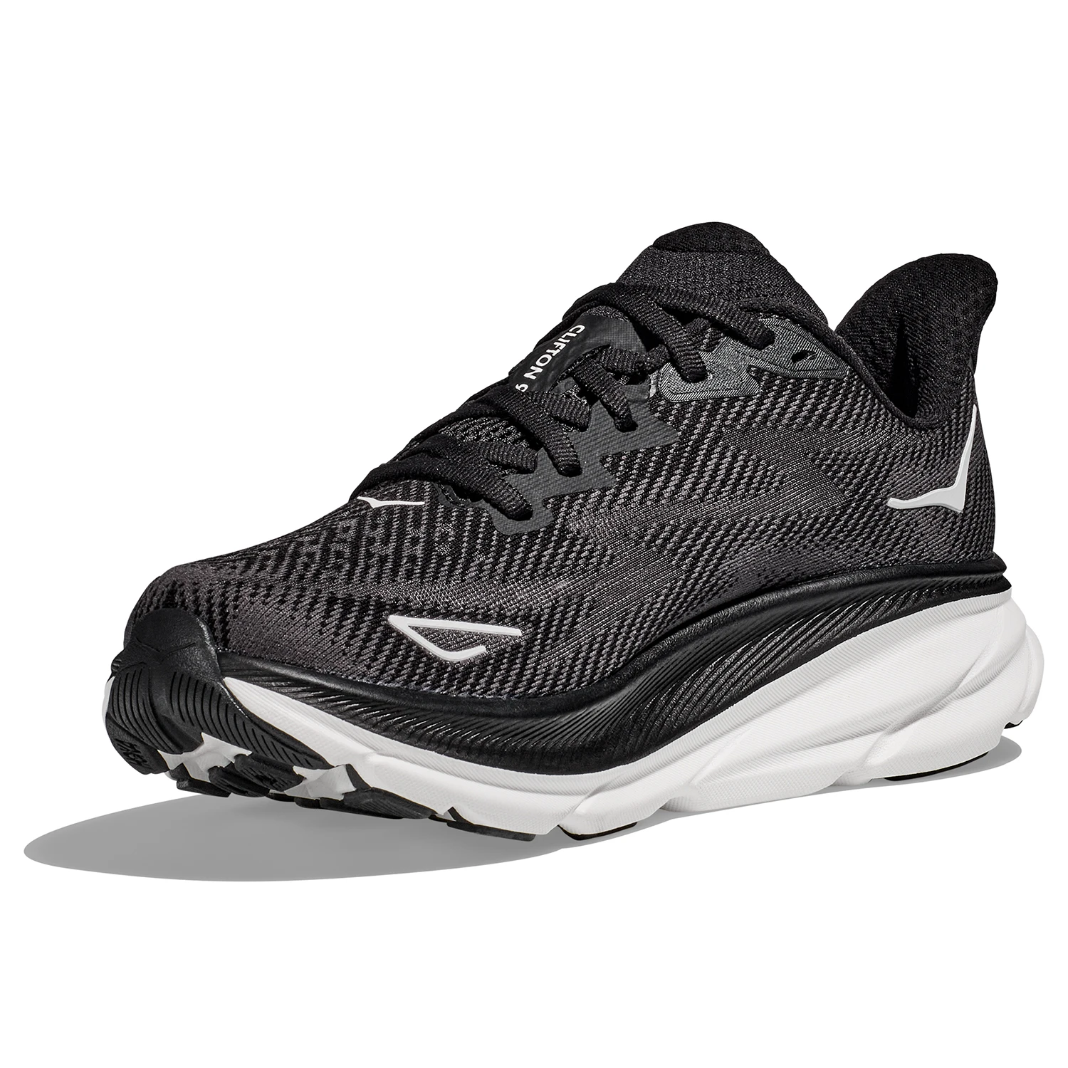 Hoka One One Hoka Clifton 9 Hardloopschoenen Zwart/wit Dames 2 Hoka One One Hoka Clifton 9 Hardloopschoenen Zwart/wit Dames - Afbeelding 2